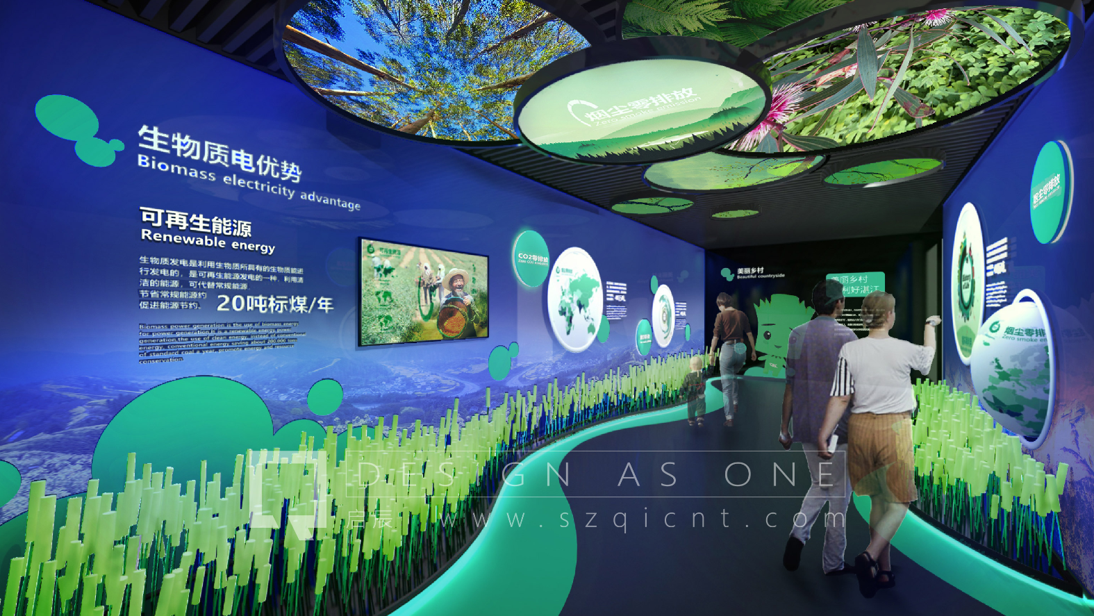 數字化展廳設計種的互動(dòng)地圖、沙盤(pán)投影展示