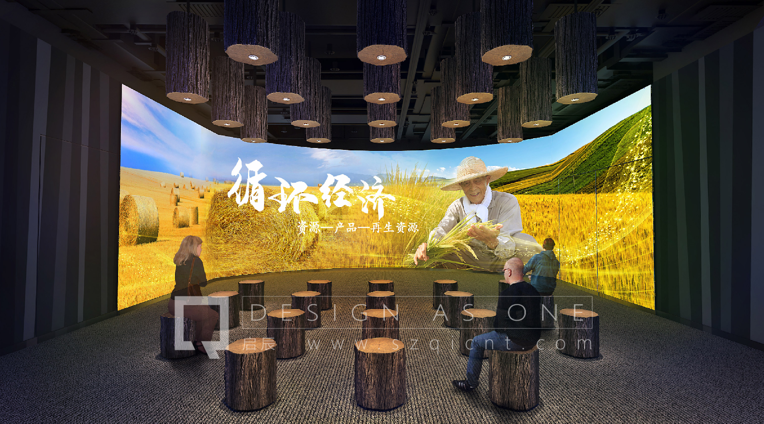 數字化展廳設計中的沉浸式展廳應用